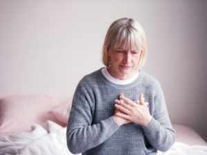 breast pain in 60 year old woman