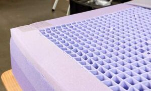 composition purple mattress